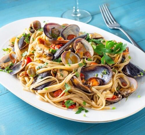 Tagliatelle com Frutos do Mar
